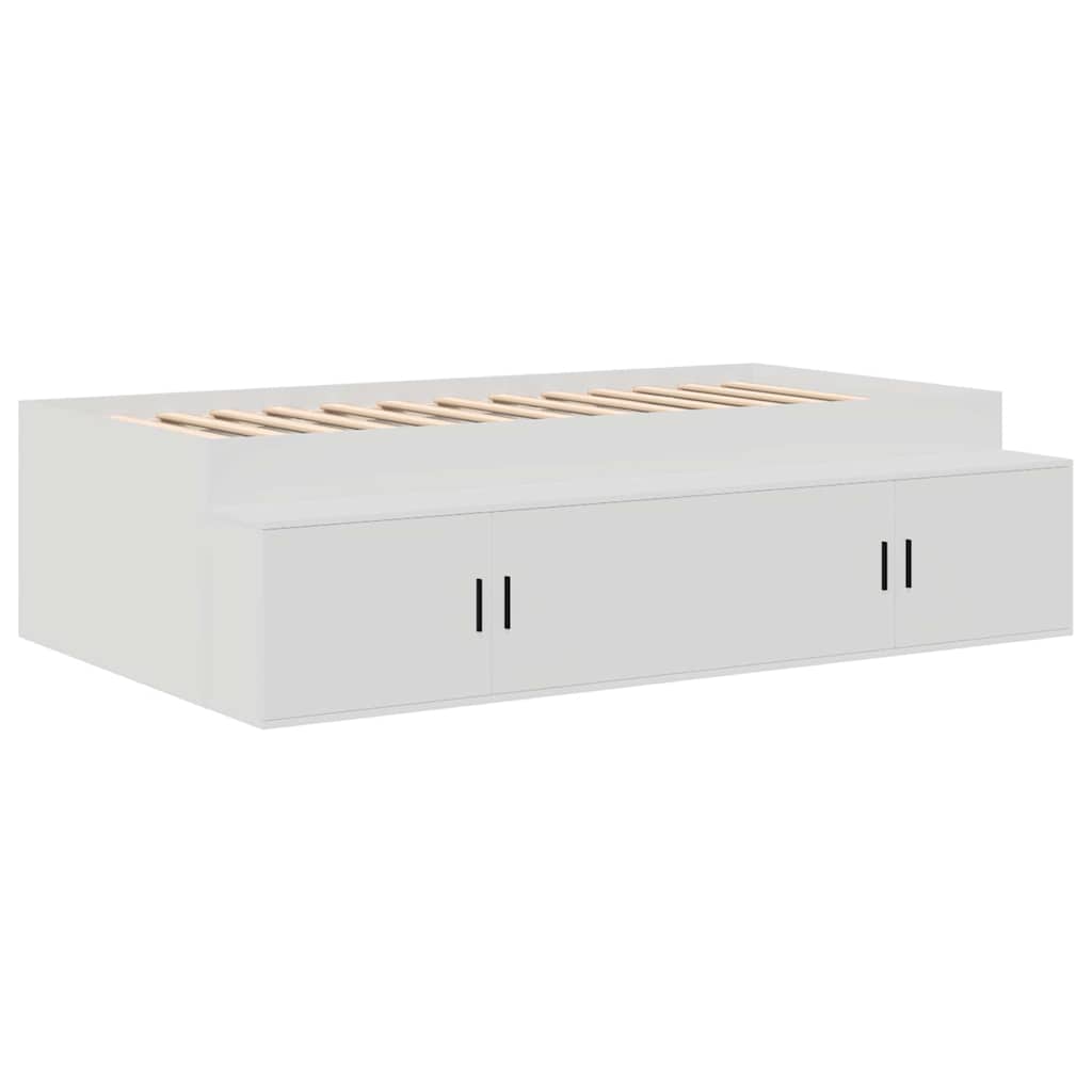 Struttura del letto Bianco 80 x 200 cm Legno multistrato
