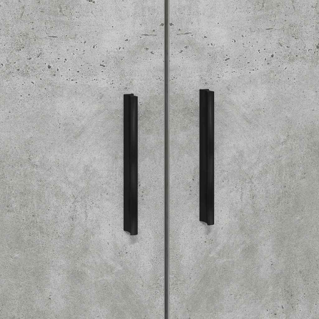 Struttura letto con contenitore Grigio cemento 80 x 200 cm