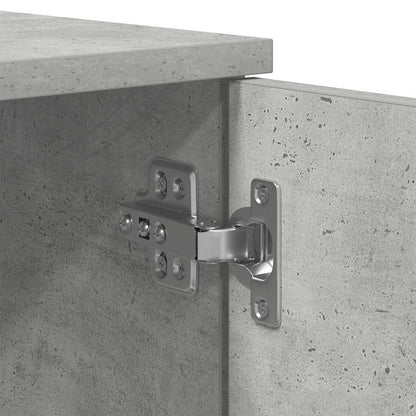 Struttura del letto con cassetto Grigio cemento 90 x 190 cm