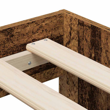 Struttura del letto Legno vecchio 70 x 190 cm Legno multistrato | homemem39