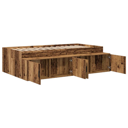 Struttura del letto Legno vecchio 70 x 190 cm Legno multistrato | homemem39