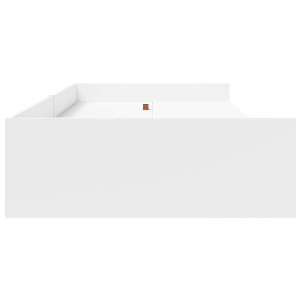 Struttura del letto Bianco 100 x 200 cm Legno multistrato