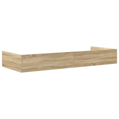 Struttura del letto con testiera Rovere Sonoma 98.5 x 200 cm | homemem39
