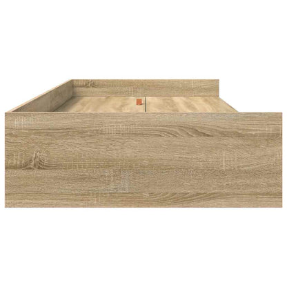 Struttura del letto con testiera Rovere Sonoma 98.5 x 200 cm | homemem39