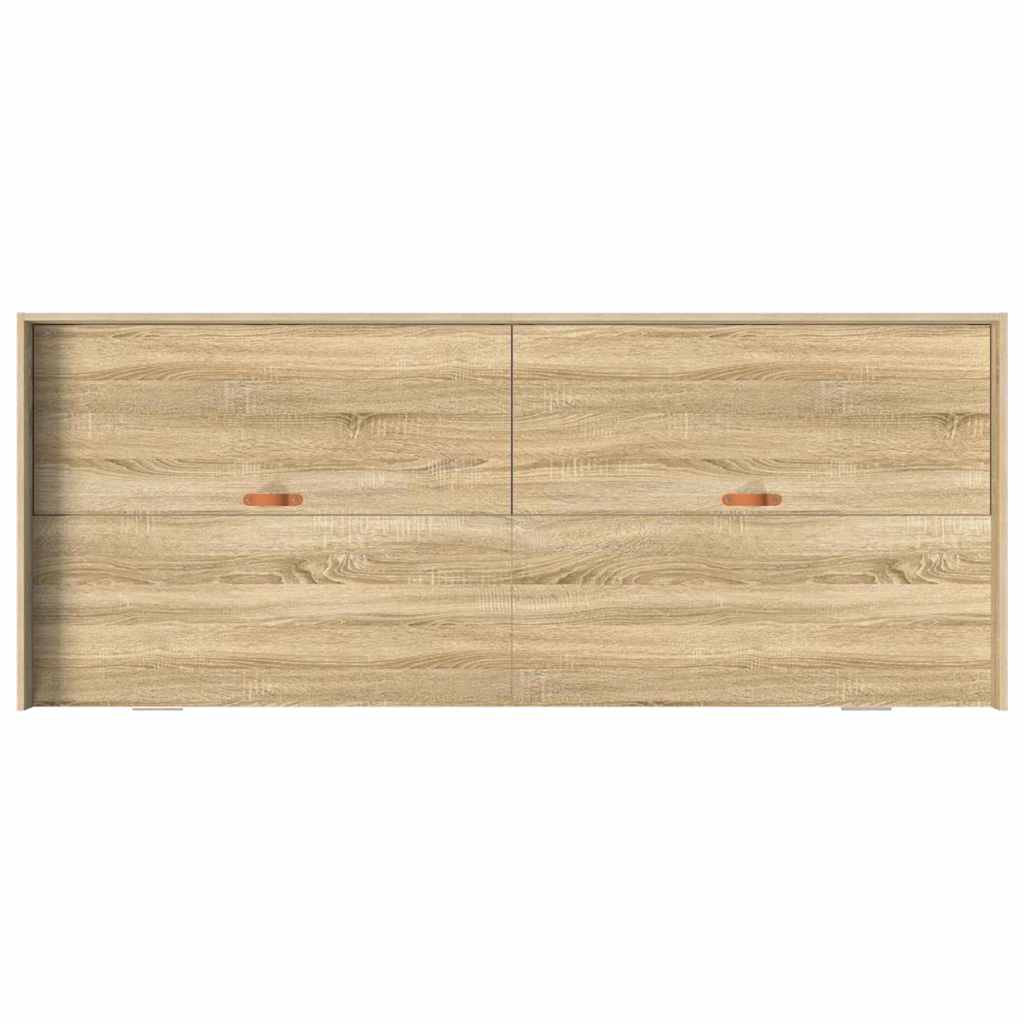 Struttura del letto con testiera Rovere Sonoma 98.5 x 200 cm | homemem39