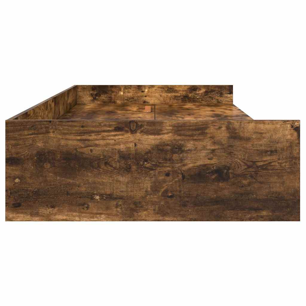 Struttura del letto Rovere fumé 98.5 x 200 cm Legno multistrato | homemem39