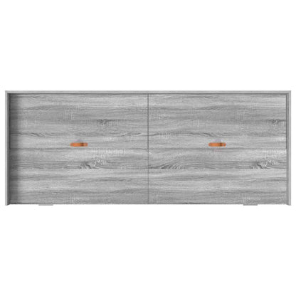 Struttura del letto con testiera Grigio Sonoma 98.5 x 200 cm | homemem39