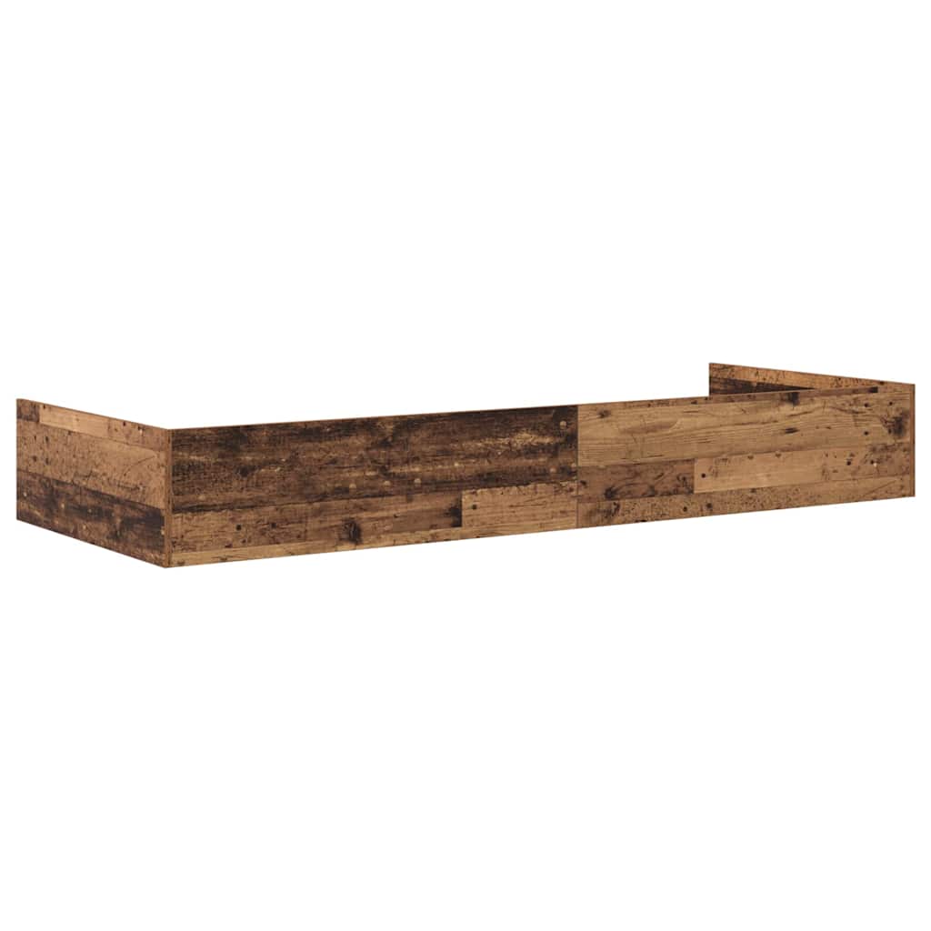Struttura del letto con testiera Legno vecchio 98.5 x 200 cm | homemem39