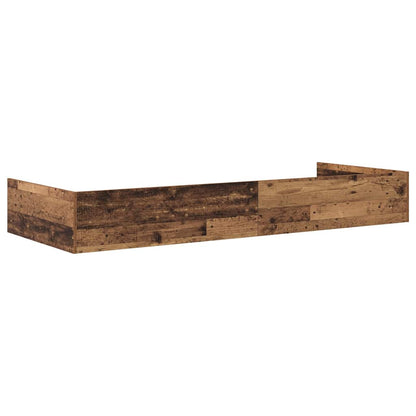 Struttura del letto con testiera Legno vecchio 98.5 x 200 cm | homemem39