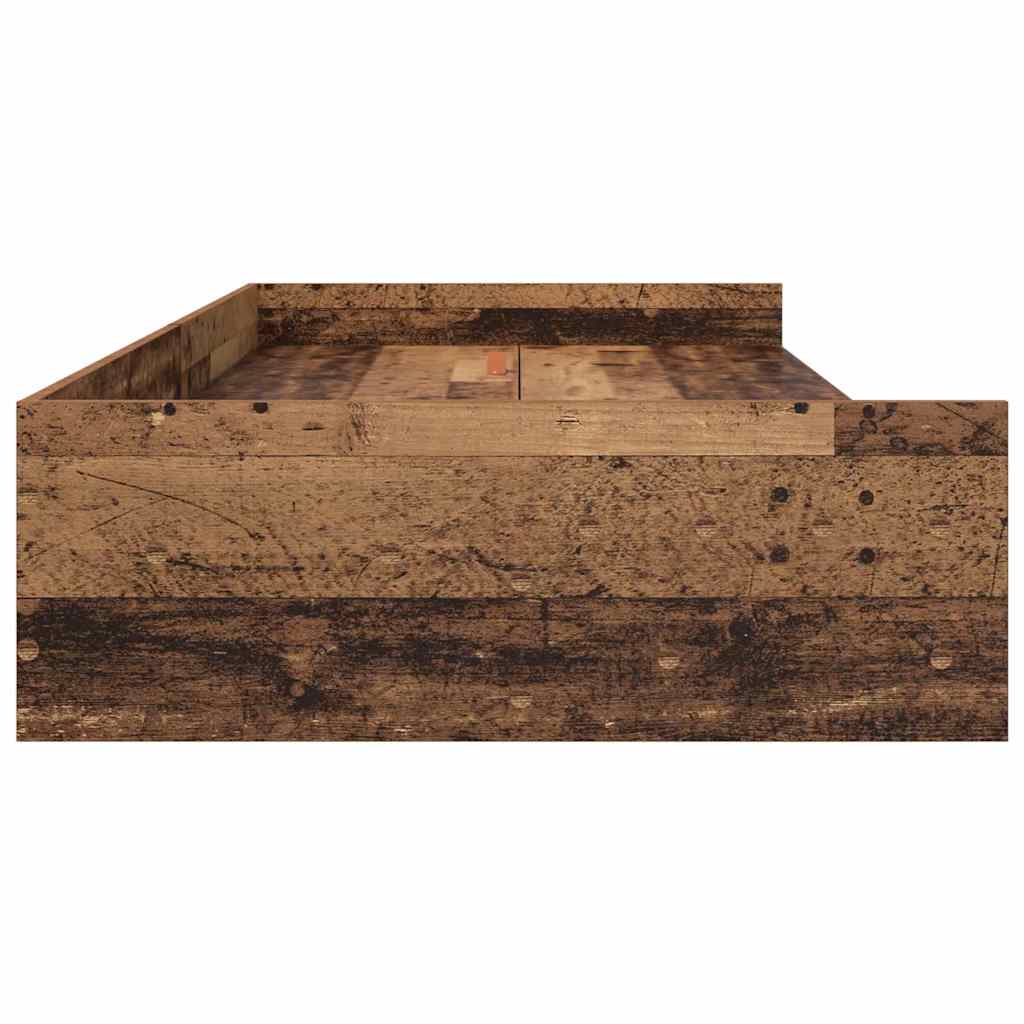 Struttura del letto con testiera Legno vecchio 98.5 x 200 cm | homemem39