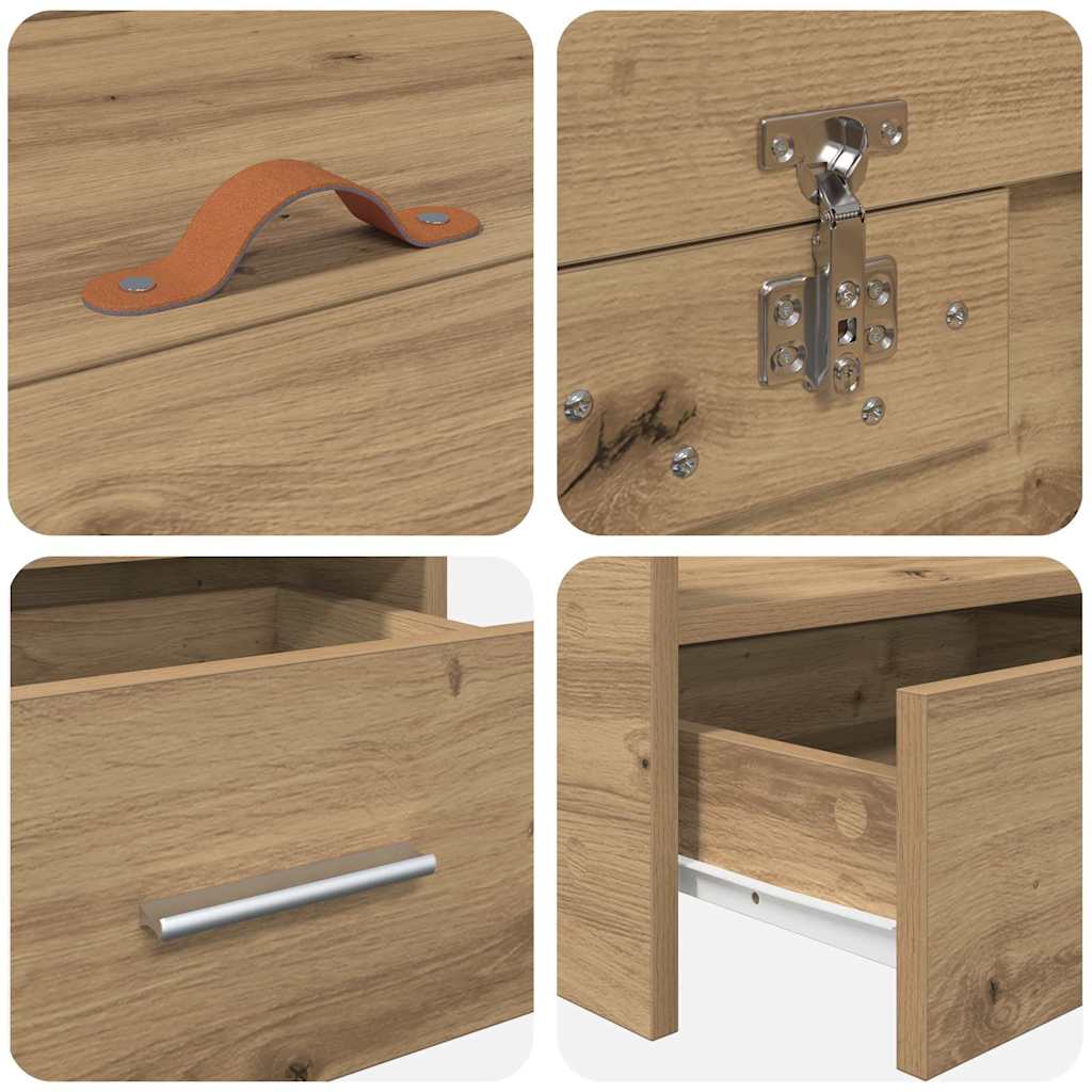 Struttura del letto Rovere artigianale 98.5 x 200 cm | homemem39