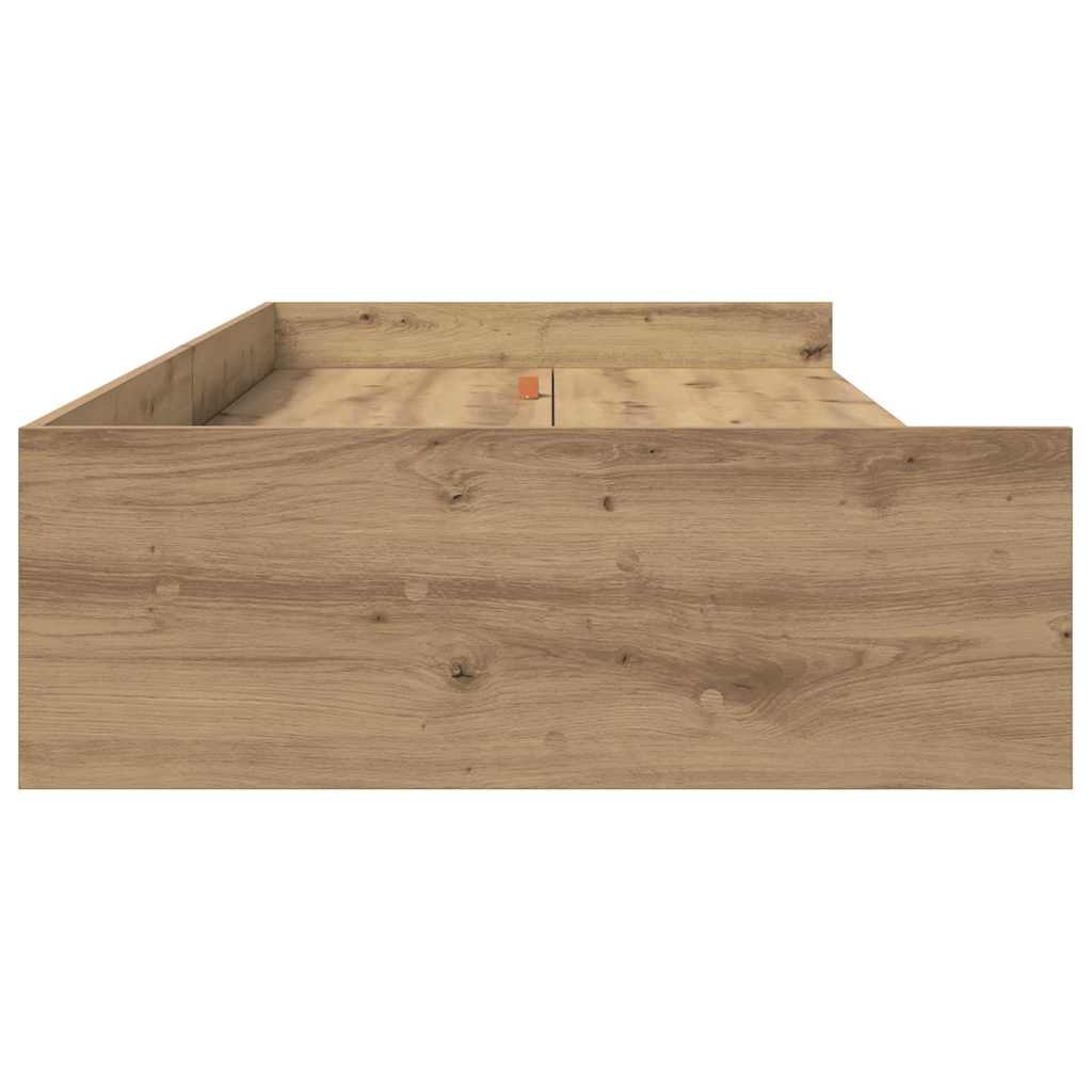 Struttura del letto Rovere artigianale 98.5 x 200 cm | homemem39