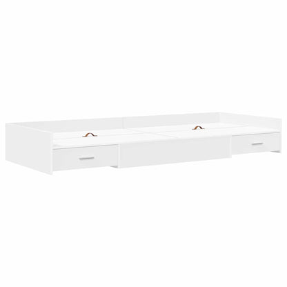 Struttura del letto Bianco 90 x 200 cm Legno multistrato | homemem39