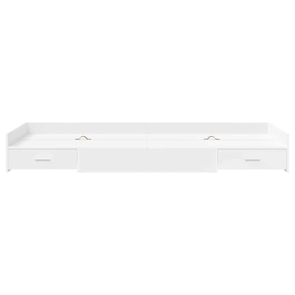 Struttura del letto Bianco 90 x 200 cm Legno multistrato | homemem39