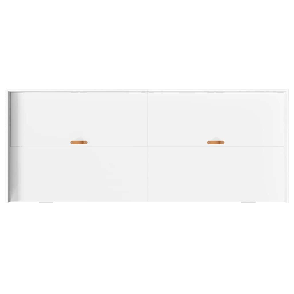 Struttura del letto Bianco 90 x 200 cm Legno multistrato | homemem39