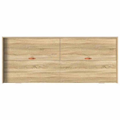 Struttura del letto Rovere Sonoma 90 x 200 cm Legno multistrato | homemem39
