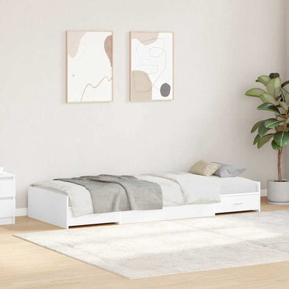 Struttura del letto Bianco 80 x 200 cm Legno multistrato | homemem39