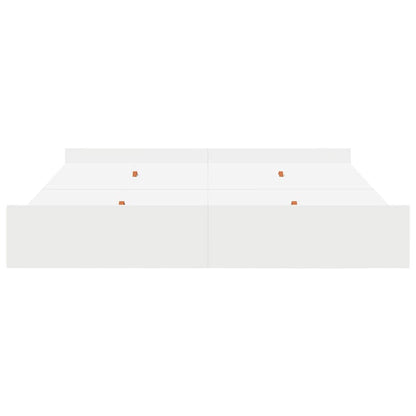 Struttura letto con contenitore Bianco 200 x 200 cm | homemem39