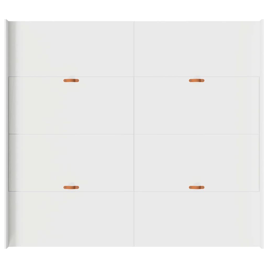 Struttura letto con contenitore Bianco 200 x 200 cm | homemem39