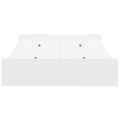 Struttura letto con contenitore Bianco 120 x 200 cm | homemem39