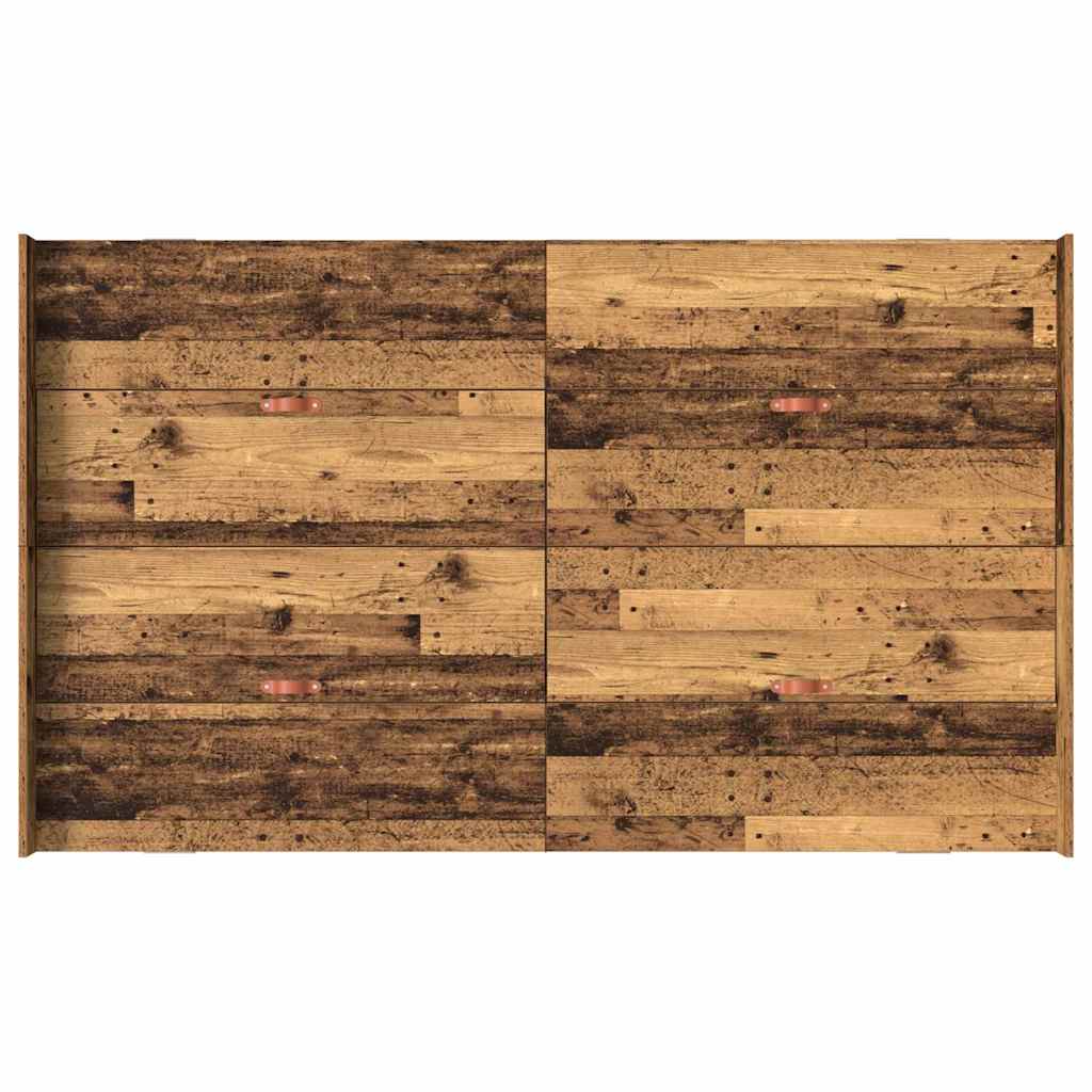 Struttura letto con contenitore Legno vecchio 120 x 200 cm | homemem39