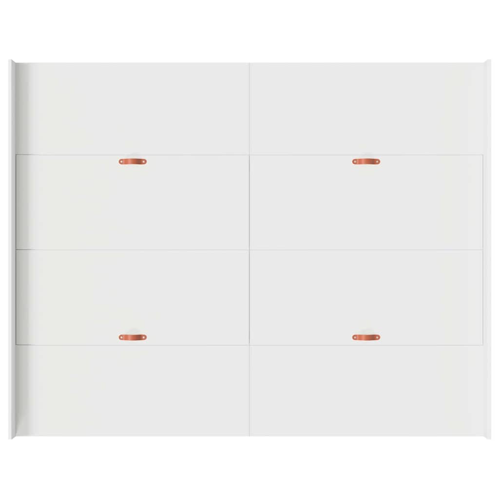 Struttura letto con contenitore Bianco 140 x 190 cm | homemem39