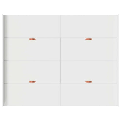 Struttura letto con contenitore Bianco 140 x 190 cm