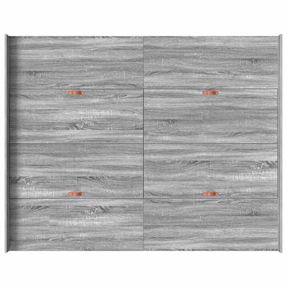 Struttura letto con contenitore Grigio Sonoma 140 x 190 cm | homemem39