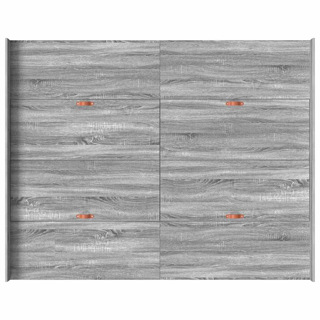 Struttura letto con contenitore Grigio Sonoma 135 x 190 cm