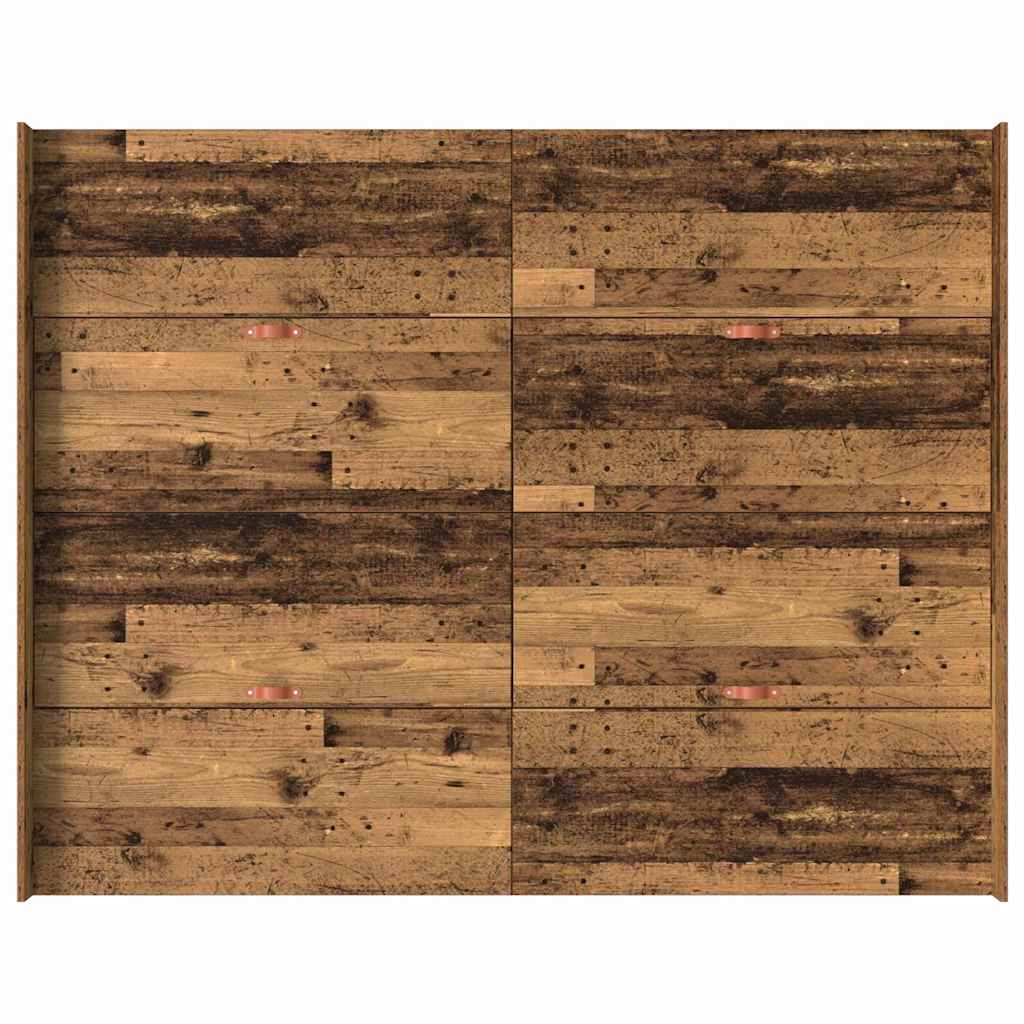 Struttura letto con contenitore Legno vecchio 135 x 190 cm