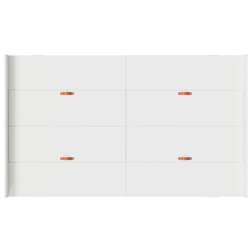 Struttura letto con contenitore Bianco 120 x 190 cm