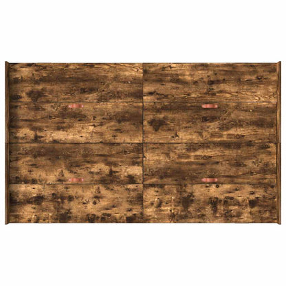 Struttura letto con contenitore Rovere fumé 120 x 190 cm