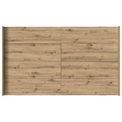 Struttura letto con contenitore Rovere artigianale 120 x 190 cm | homemem39