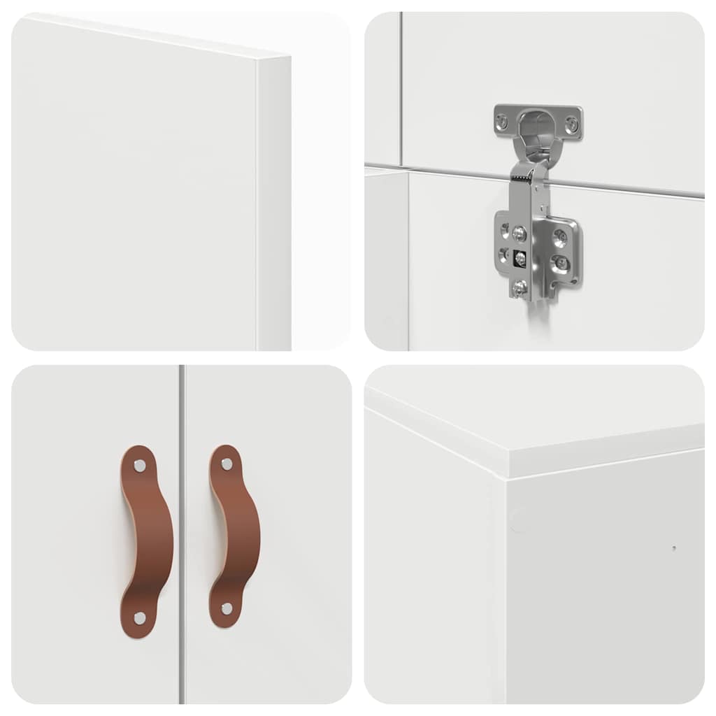 Struttura letto con contenitore Bianco 80 x 200 cm