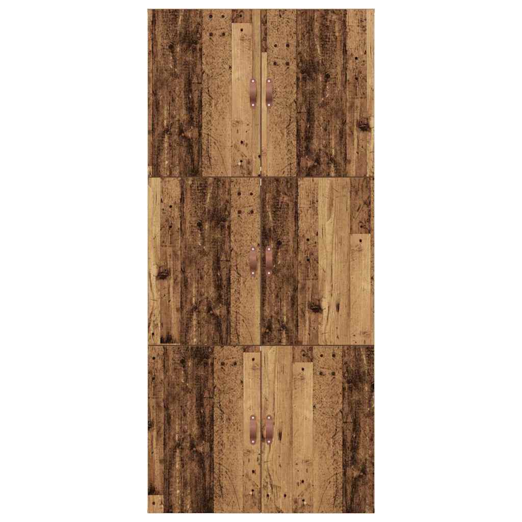 Struttura letto con contenitore Legno vecchio 90 x 200 cm