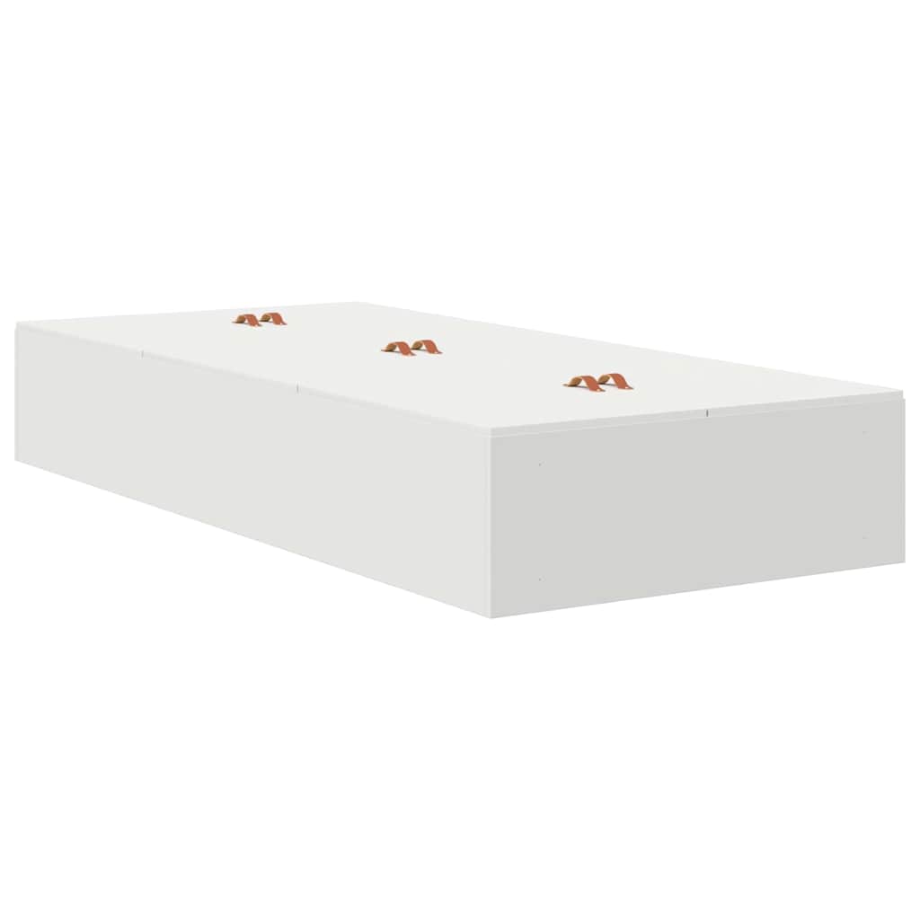 Struttura letto con contenitore Bianco 100 x 200 cm | homemem39