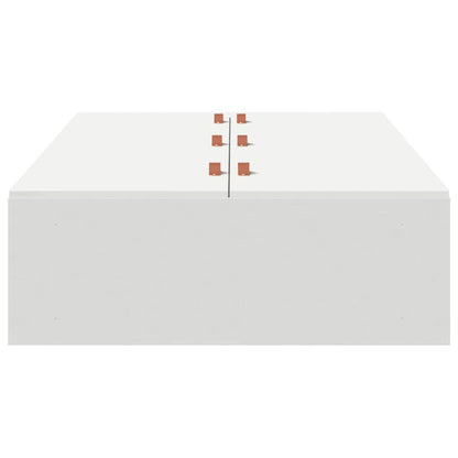 Struttura letto con contenitore Bianco 100 x 200 cm | homemem39