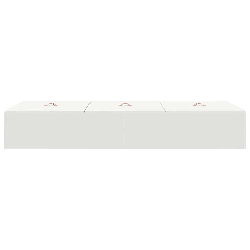 Struttura letto con contenitore Bianco 100 x 200 cm | homemem39