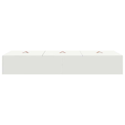 Struttura letto con contenitore Bianco 100 x 200 cm