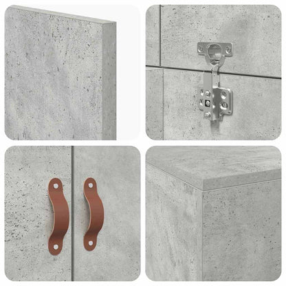 Struttura letto con contenitore Grigio cemento 100 x 200 cm | homemem39