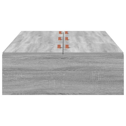 Struttura letto con contenitore Grigio Sonoma 100 x 200 cm | homemem39
