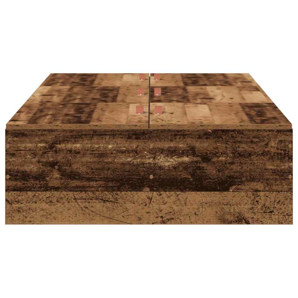 Struttura letto con contenitore Legno vecchio 100 x 200 cm