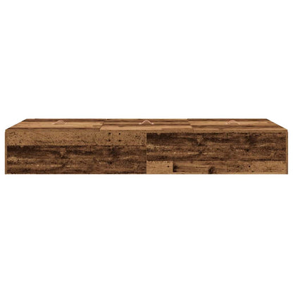 Struttura letto con contenitore Legno vecchio 100 x 200 cm | homemem39