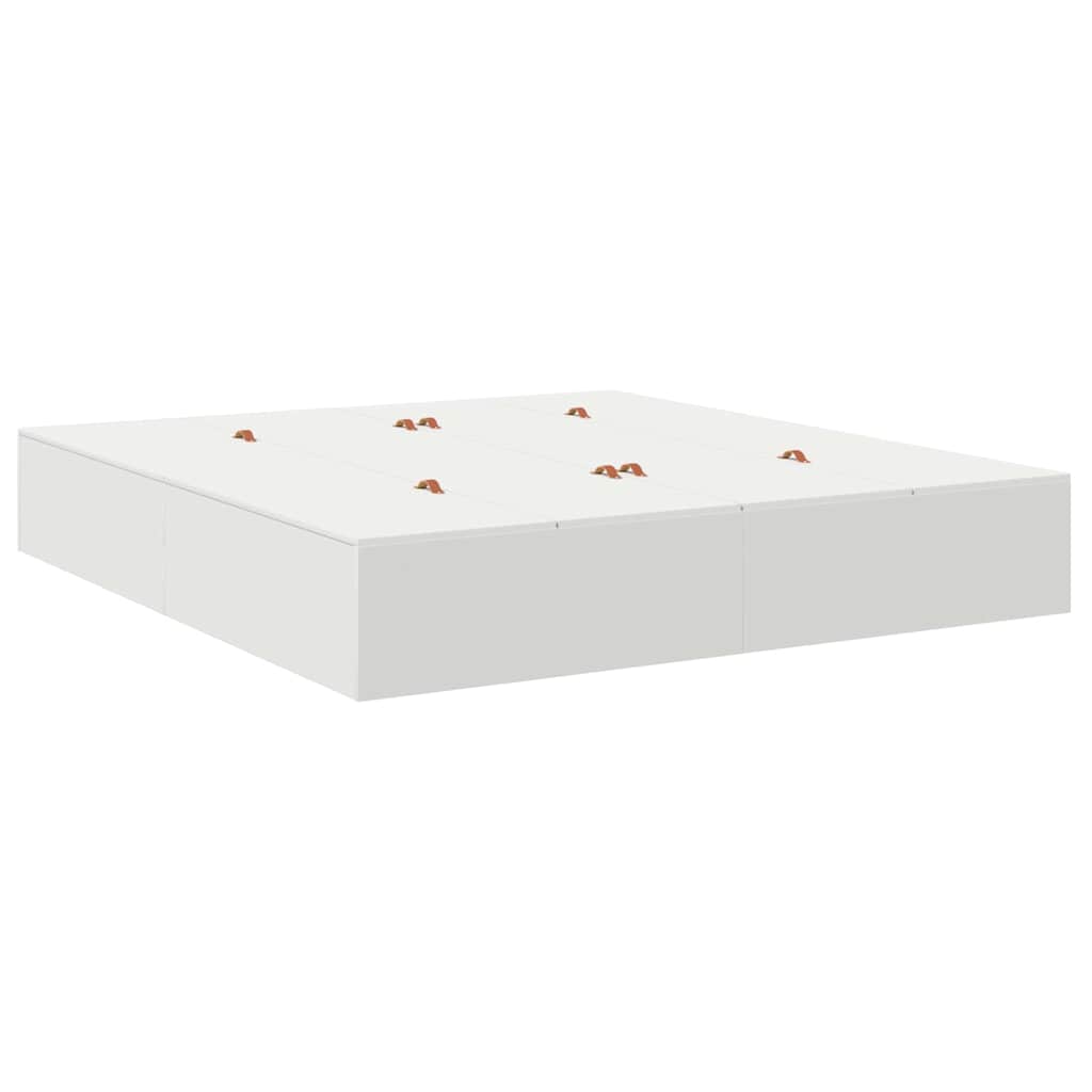 Struttura letto con contenitore Bianco 200 x 200 cm | homemem39