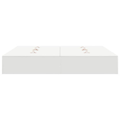 Struttura letto con contenitore Bianco 200 x 200 cm | homemem39