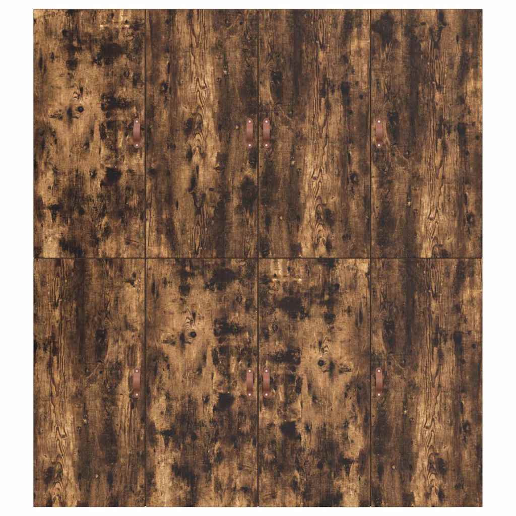 Struttura letto con contenitore Rovere fumé 200 x 200 cm | homemem39