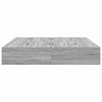Struttura letto con contenitore Grigio Sonoma 200 x 200 cm | homemem39