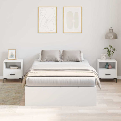 Struttura letto con contenitore Bianco 120 x 200 cm | homemem39