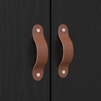Struttura letto con contenitore Rovere Nero 120 x 200 cm | homemem39