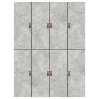 Struttura letto con contenitore Grigio cemento 150 x 200 cm